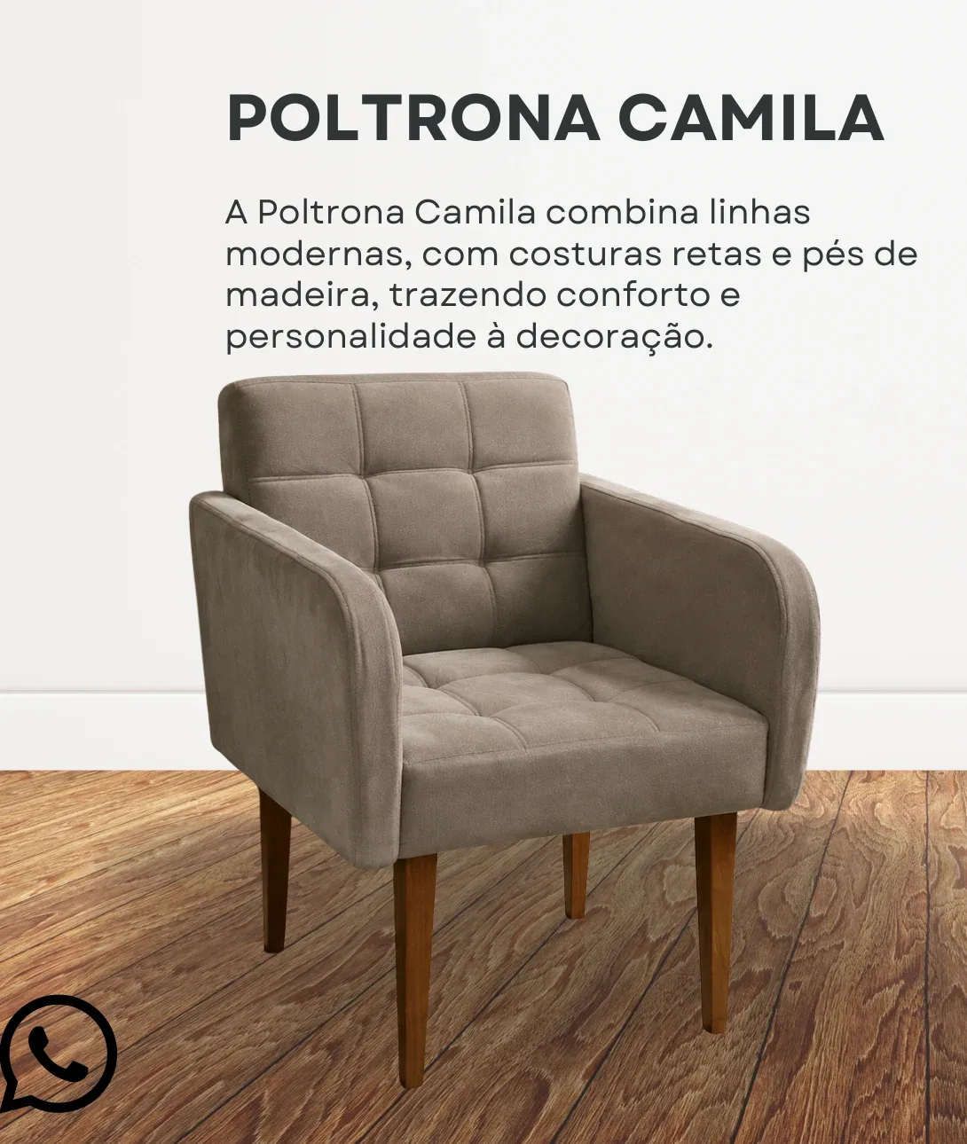 Poltrona Camila da loja Arte Própria