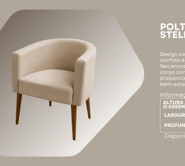 Poltrona Stella Plus da loja Arte Própria