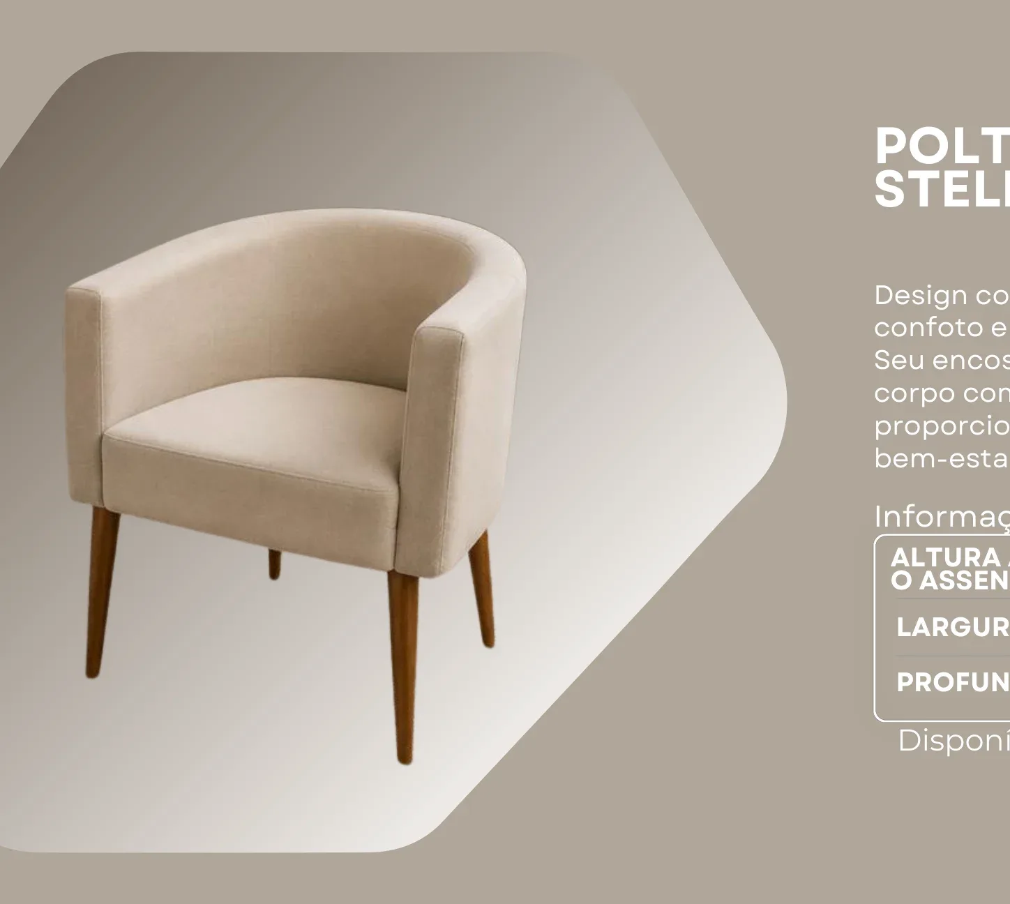 Poltrona Stella Plus da loja Arte Própria